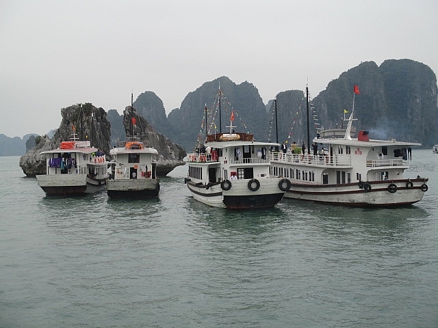                       Hòn Gà chọi trên vịnh Hạ Long