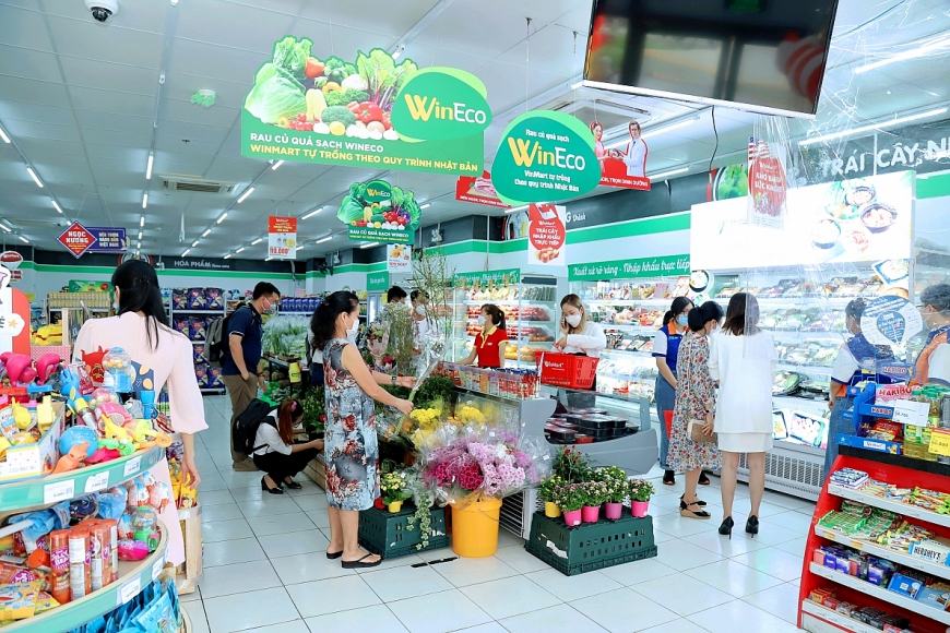 Riêng trong tháng 4/2022, WCM sẽ khai trương hơn 100 siêu thị và cửa hàng WinMart/WinMart+