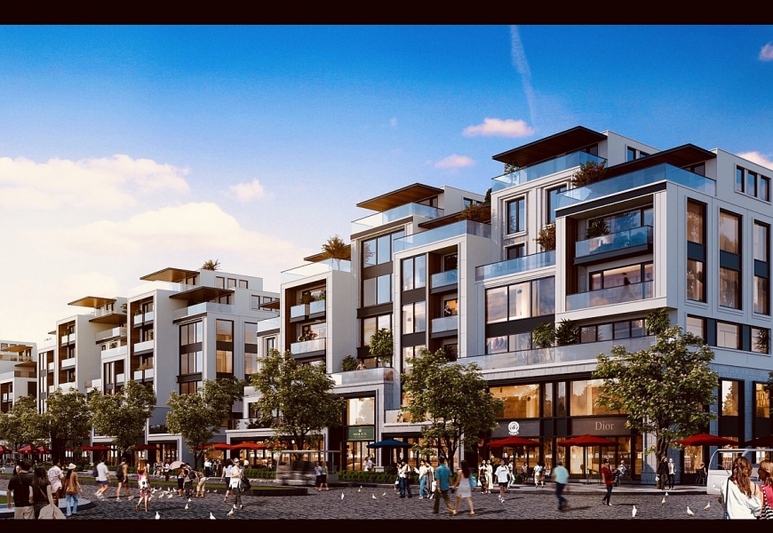 Shophouse tại Sun Secret Valley sở hữu thiết kế tinh tế_Ảnh minh họa