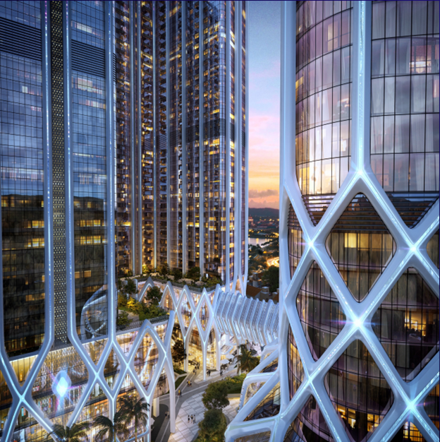 Diamond Crown Hai Phong hướng đến đáp ứng mọi nhu cầu thư giãn – trải nghiệm – kết nối tại trung tâm thành phố cảng (Ảnh: DOJILAND).