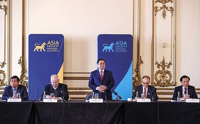 Thủ tướng mong muốn các đối tác Hoa Kỳ tiếp tục thúc đẩy các hoạt động hợp tác nói chung, khởi nghiệp đổi mới sáng tạo nói riêng - Ảnh: VGP/Nhật Bắc