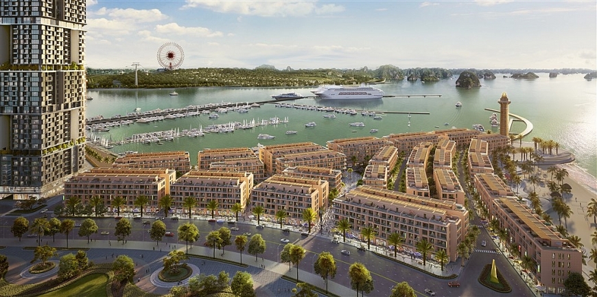 Shophouse ven biển Sun Marina Plaza