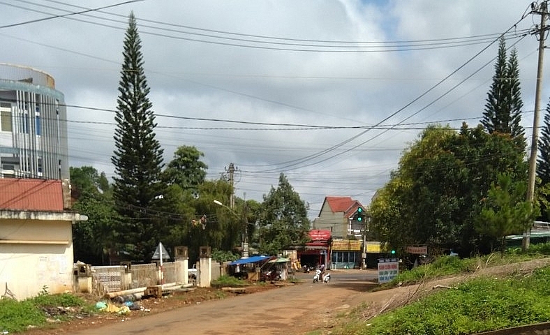 Vùng nông thôn tỉnh Đắk Nông người dân cũng hạn chế ra đường để phòng chốnh dịch côvid-19