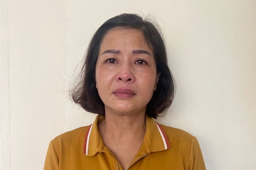 Cựu Giám đốc Sở Giáo dục và Đào tạo Thanh Hoá - Phạm Thị Hằng. Ảnh: Bộ Công an Cựu Giám đốc Sở Giáo dục và Đào tạo Thanh Hoá - Phạm Thị Hằng. Ảnh: Bộ Công an