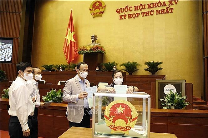 Kỳ họp thứ nhất, Quốc hội khóa XV: Bầu lãnh đạo các cơ quan của Quốc hội