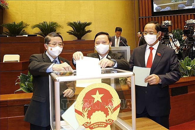 Kỳ họp thứ nhất, Quốc hội khóa XV: Bầu lãnh đạo các cơ quan của Quốc hội