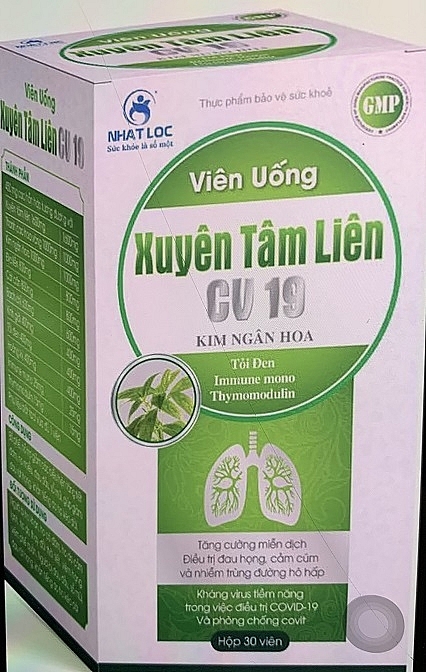 Bộ Y tế cảnh báo 2 sản phẩm Xuyên Tâm Liên 