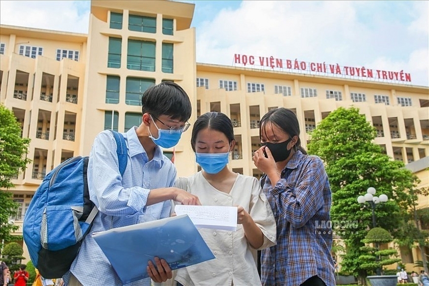 Học viện Báo chí và Tuyên truyền thông báo điểm trúng tuyển theo phương án xét tuyển kết hợp năm học 2021-2022. Ảnh minh họa: Minh Thành Học viện Báo chí và Tuyên truyền thông báo điểm trúng tuyển theo phương án xét tuyển kết hợp năm học 2021-2022. Ảnh minh họa: Minh Thành