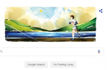 Google Doodle tôn vinh vận động viên Terry Fox - nhà hoạt động nhân đạo