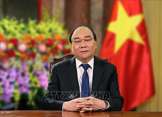 Chủ tịch nước Nguyễn Xuân Phúc. Ảnh: Thống Nhất/TTXVN Chủ tịch nước Nguyễn Xuân Phúc. Ảnh: Thống Nhất/TTXVN
