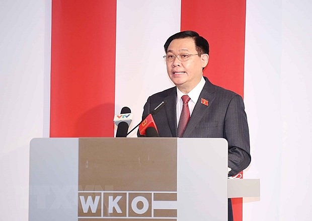 Chủ tịch Quốc hội Vương Đình Huệ. (Ảnh: Doãn Tấn/TTXVN)