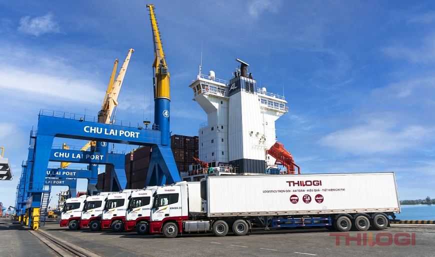 Đội xe vận chuyển đường bộ của THILOGI
