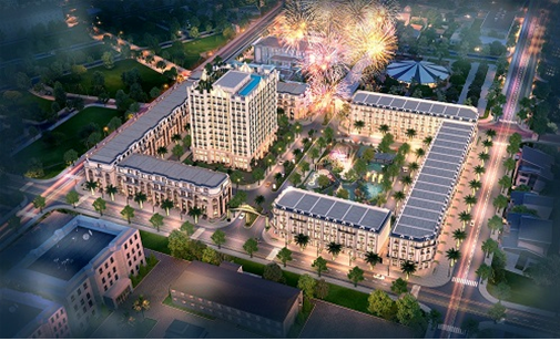 D'. Metropole Hà Tĩnh tiếp giáp 4 mặt phố lớn, thuận tiện đi lại