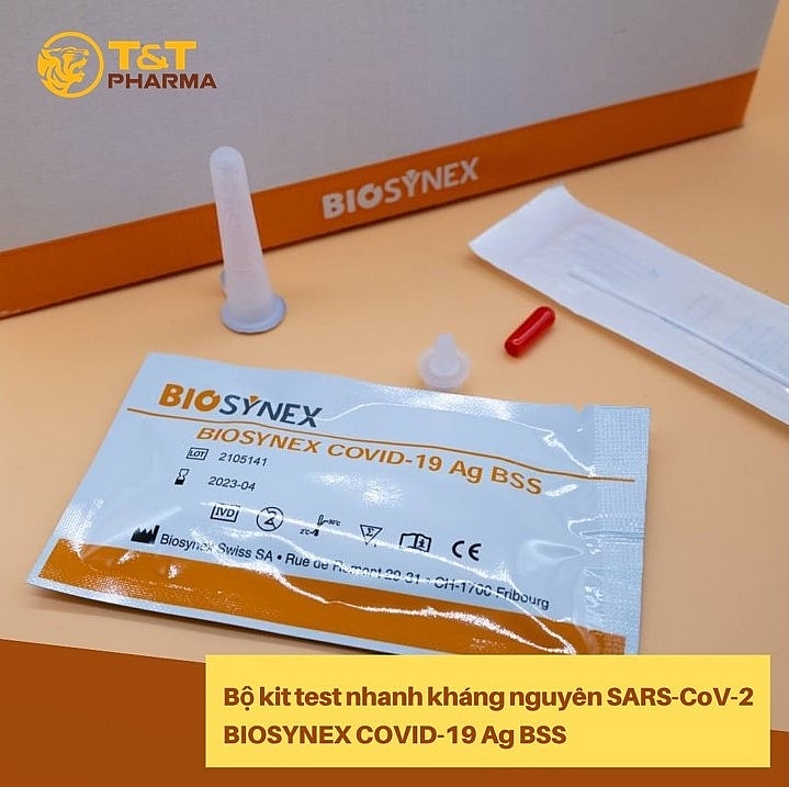 Loại kit xét nghiệm mà T&T Group và Ngân hàng SHB hỗ trợ TP Hồ Chí Minh được sản xuất tại Thuỵ Sỹ, đảm bảo chứng nhận theo tiêu chuẩn của Pháp và được Bộ Y tế cấp phép sử dụng tại Việt Nam