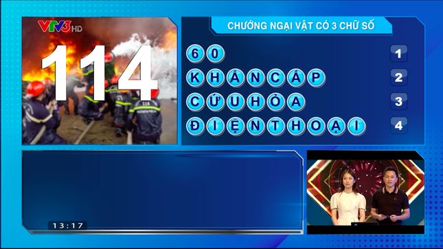 Trong tập phát sóng đầu tiên của Đường lên đỉnh Olympia năm thứ 22, thí sinh đã không giải được chướng ngại vật. 
