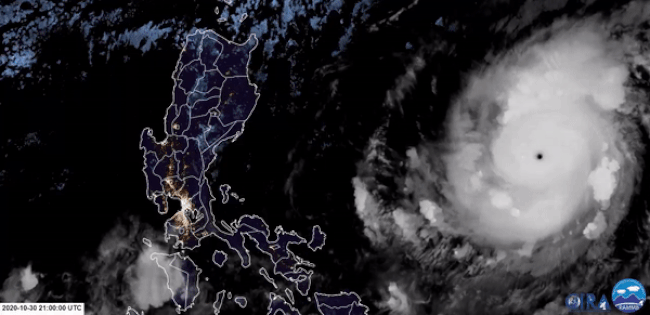Siêu bão Goni mạnh nhất năm 2020 đang tiến vào Philippines