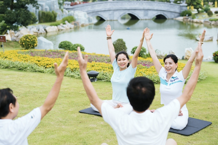 Không gian luyện tập thể thao tại Vinhomes Smart City