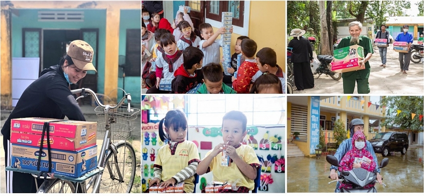 Những món quà nghĩa tình đã phần nào san sẻ khó khăn của người dân các vùng bị ảnh hưởng nặng do lũ lụt