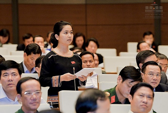 Đại biểu Ksor H'Bơ Khắp. Ảnh QH
