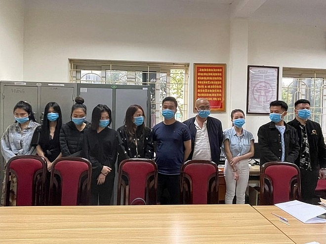 Các đối tượng liên quan bị triệu tập về cơ quan công an