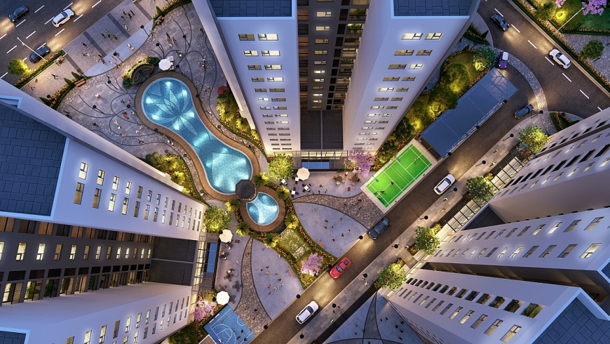 Tiện ích nội khu đa dạng tại Le Grand Jardin