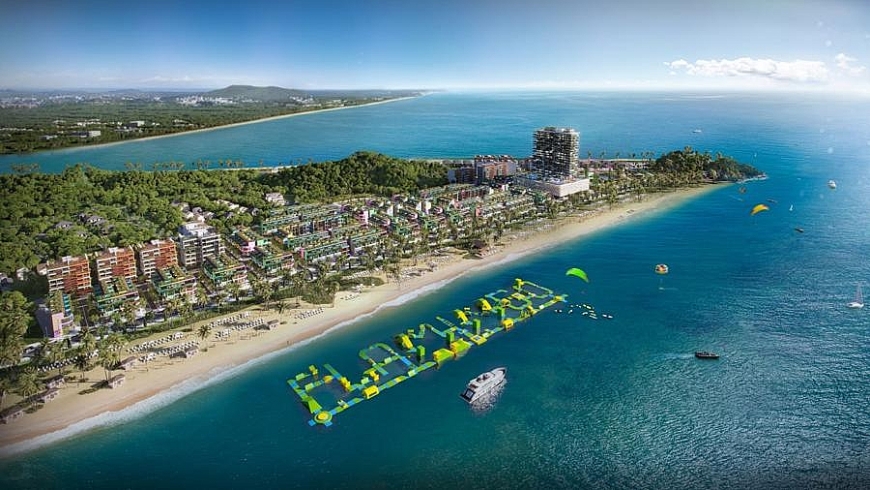 Nằm ở bãi biển Linh Trường, Flamingo Hải Tiến là tổ hợp giải trí - du lịch - nghỉ dưỡng - thể thao biển đầu tiên của Thanh Hóa