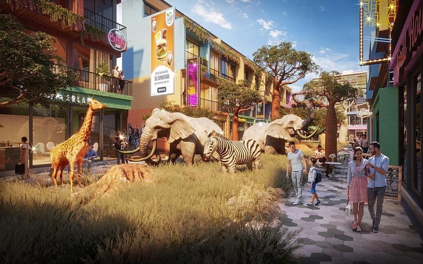 Vườn thú digital hứa hẹn là điểm check-in không thể bỏ qua khi đến Flamingo Hải Tiến 