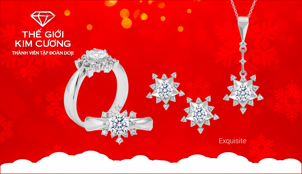 Với cách sắp đặt các viên kim cương đầy ngẫu hứng theo tinh thần mùa lễ hội, món trang sức kim cương độc đáo này sẽ giúp chủ nhân khẳng định phong cách thời thượng trong những cuộc hội họp, tụ tập bạn bè. 