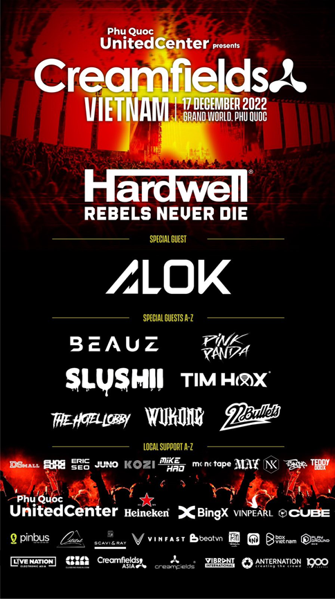 Hé lộ không gian nghỉ dưỡng đẳng cấp của dàn DJ quốc tế tham gia Creamfields Việt Nam