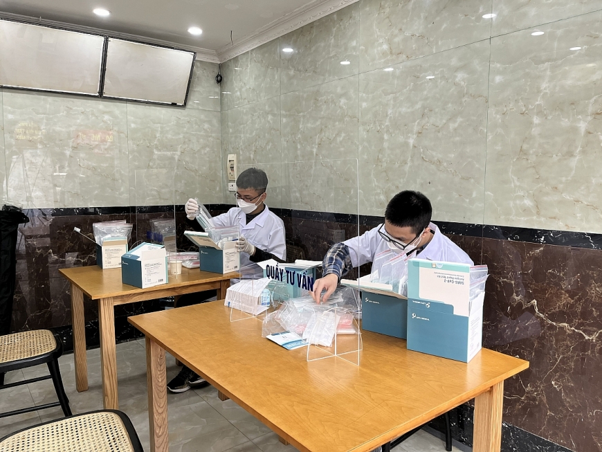 Đã có điểm cung cấp giá bình ổn test nhanh tại Hà Nội