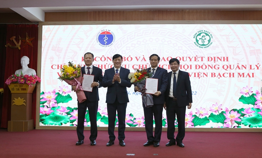 Bộ Y tế bổ nhiệm Chủ tịch Hội đồng quản lý và Giám đốc Bệnh viện Bạch Mai