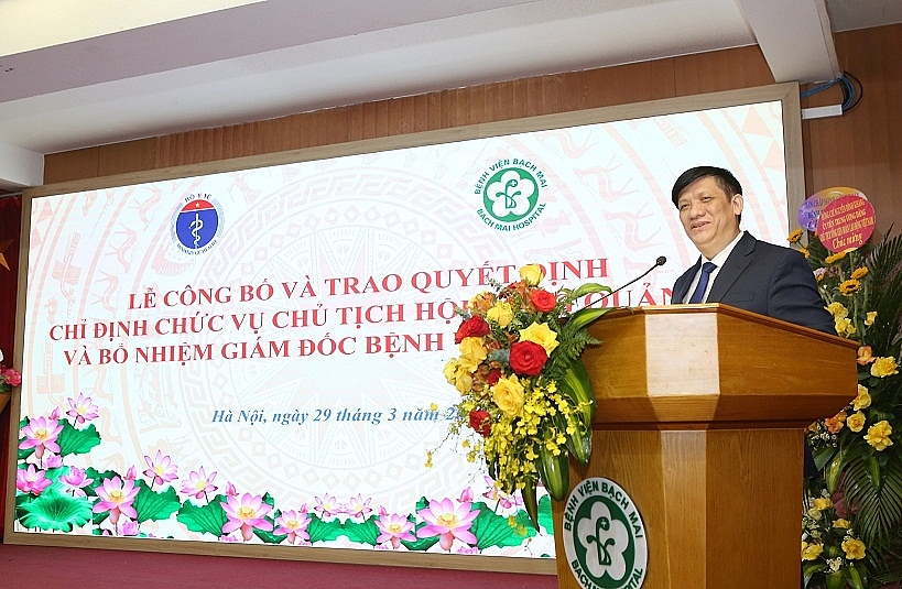 Bộ Y tế bổ nhiệm Chủ tịch Hội đồng quản lý và Giám đốc Bệnh viện Bạch Mai