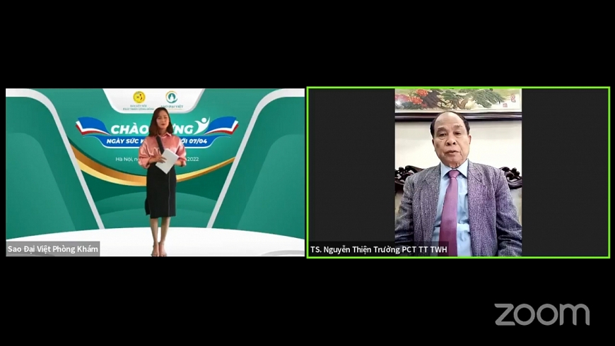 TS. Nguyễn Thiện Trưởng phát biểu tại chương trình