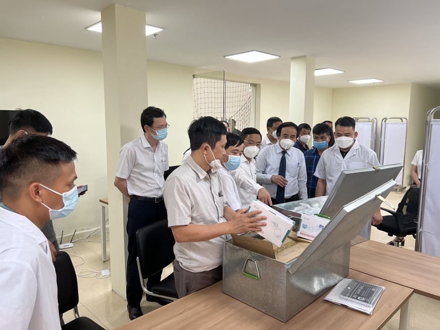 Cán bộ y tế giỏi chuyên môn dành cho phục vụ SEAGAMES-31