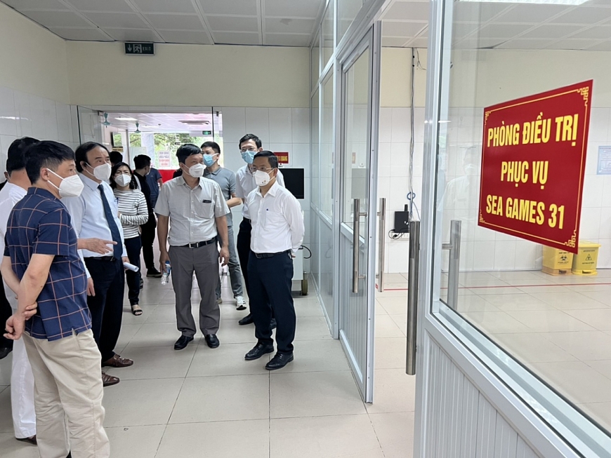 Cán bộ y tế giỏi chuyên môn dành cho phục vụ SEAGAMES-31