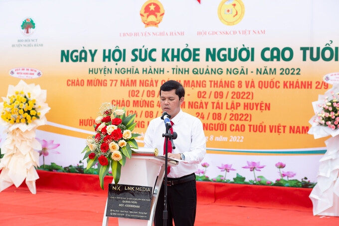Ngày hội Sức khỏe NCT huyện Nghĩa Hành Quảng Ngãi: Chung tay chăm sóc sức khỏe và hạnh phúc của người cao tuổi