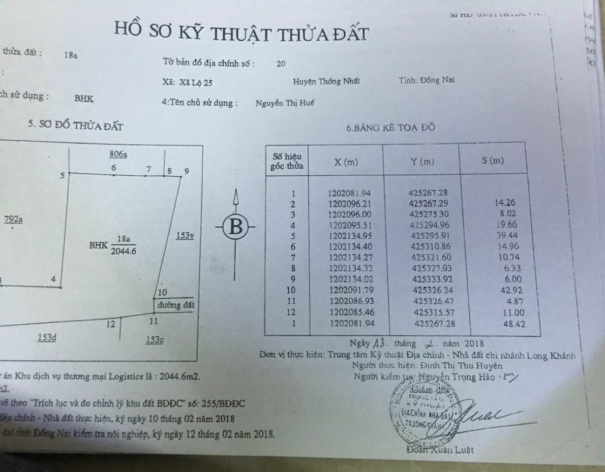Huyện Thống nhất, tỉnh Đồng Nai: Bao giờ bồi thường, cấp quyền sử dụng đất cho 83 hộ dân xã Lộ 25?