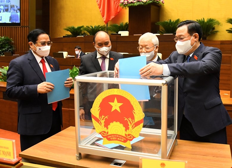 Quốc hội phê chuẩn 4 Phó Thủ tướng và 22 Bộ trưởng và thành viên Chính phủ, nhiệm kỳ 2021-2026 Quốc hội phê chuẩn 4 Phó Thủ tướng và 22 Bộ trưởng và thành viên Chính phủ, nhiệm kỳ 2021-2026