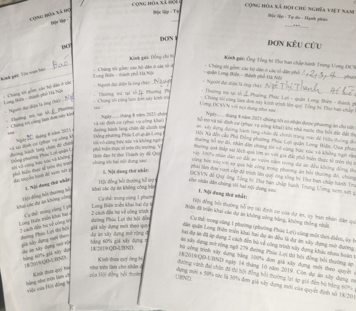 Phường Phúc Lợi, quận Long Biên, Hà Nội: Dân bức xúc vì giá đền bù đất ao vườn quá rẻ mạt