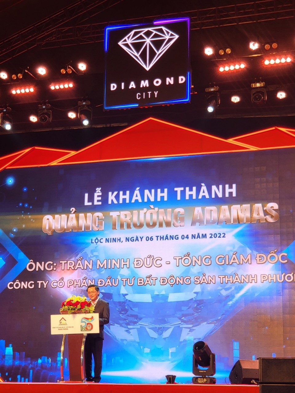 Tỉnh Bình Phước: Khánh thành Quảng trường ADAMAS huyện Lộc Ninh