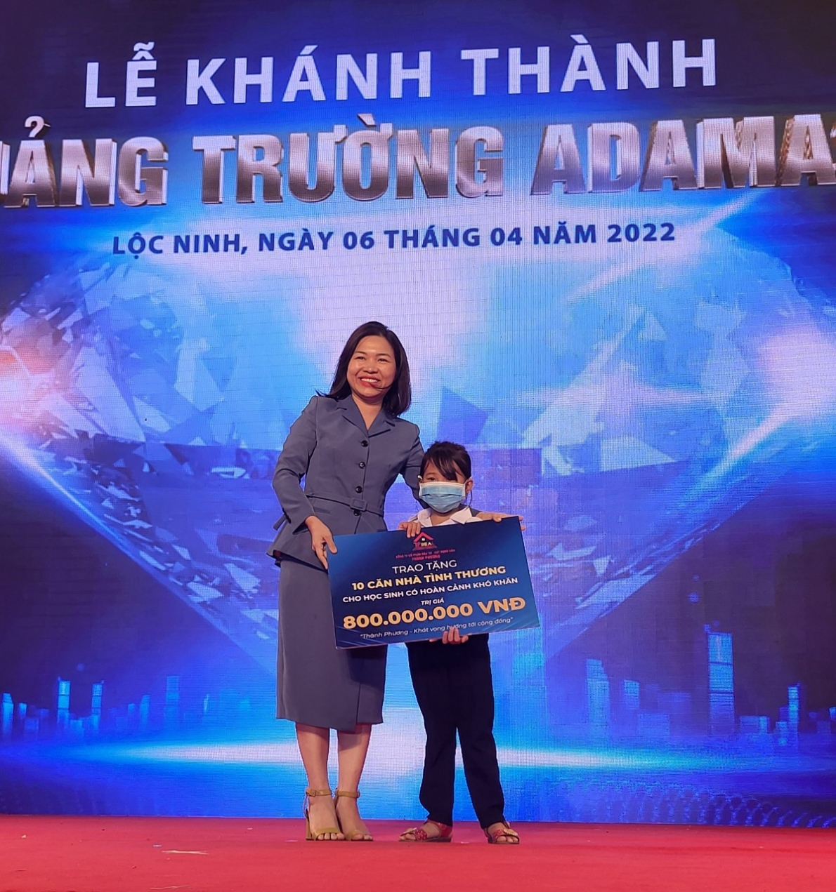 Tỉnh Bình Phước: Khánh thành Quảng trường ADAMAS huyện Lộc Ninh