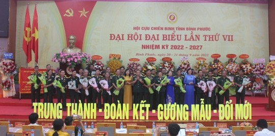 Hội Cựu chiến binh tỉnh Bình Phước:  Tổ chức thành công Đại hội đại biểu lần thứ VII