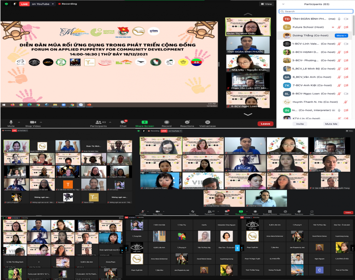 Phát huy tiềm năng múa rối trong phát triển cộng đồng