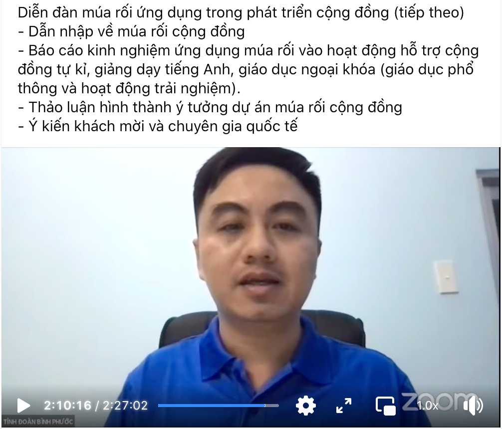 Phát huy tiềm năng múa rối trong phát triển cộng đồng