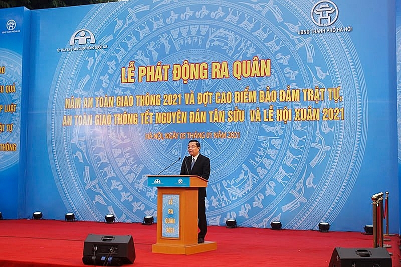Lễ phát động ra quân Năm An toàn giao thông 2021