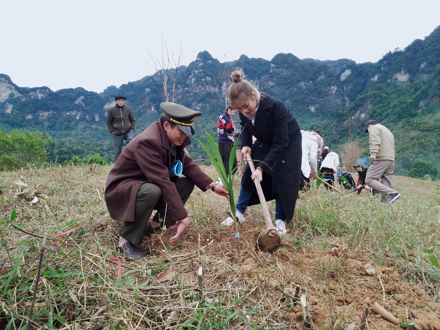 Top 10 Hoa khôi Du lịch Việt Nam ‘phủ xanh’ đất trồng hồ sinh thái Na Hang - Lâm Bình
