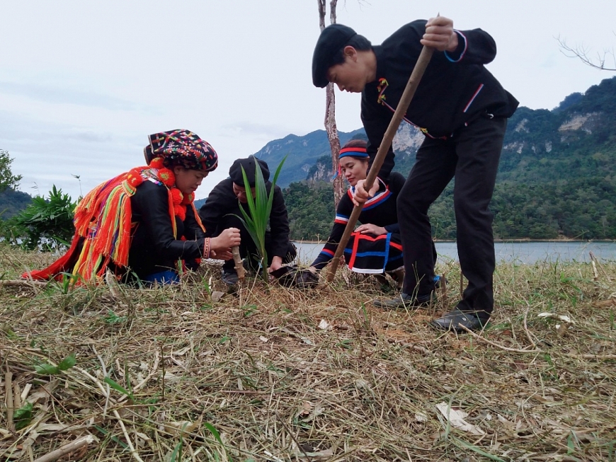 Top 10 Hoa khôi Du lịch Việt Nam ‘phủ xanh’ đất trồng hồ sinh thái Na Hang - Lâm Bình