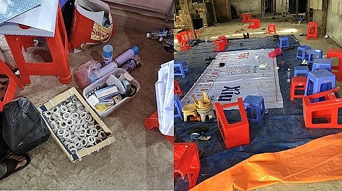 Hơn 100 cảnh sát ập vào sới bạc 'khủng', bắt quả tang 153 người đang sát phạt