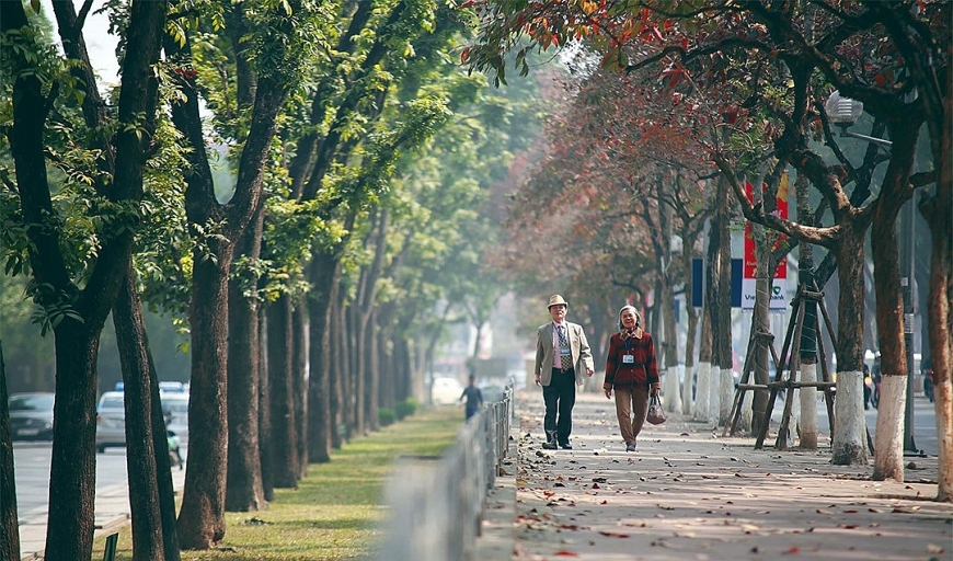 Không khí lạnh suy yếu, miền Bắc hửng nắng Không khí lạnh suy yếu, miền Bắc hửng nắng
