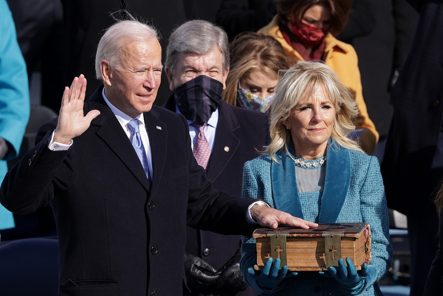 Tổng thống Joe Biden tuyên thệ nhậm chức.